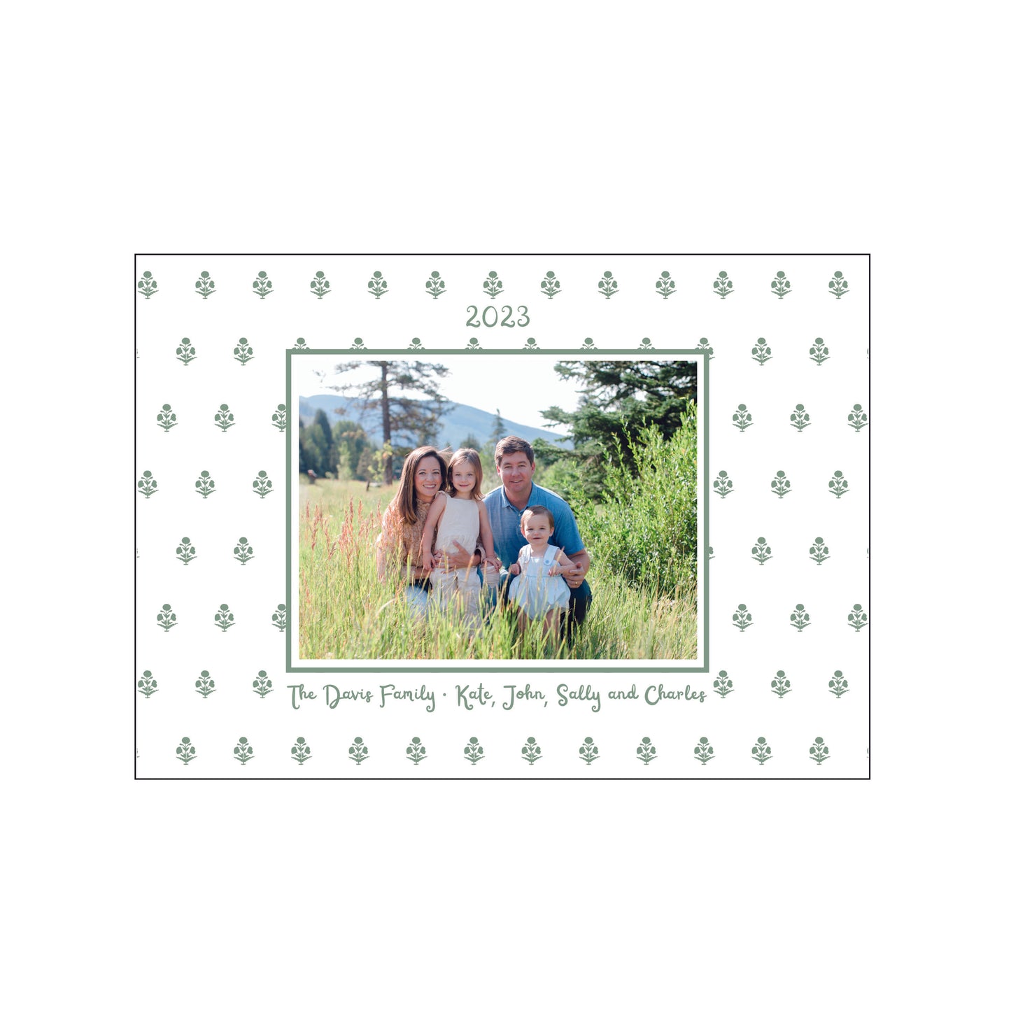 dahlia | holiday card | digital print
