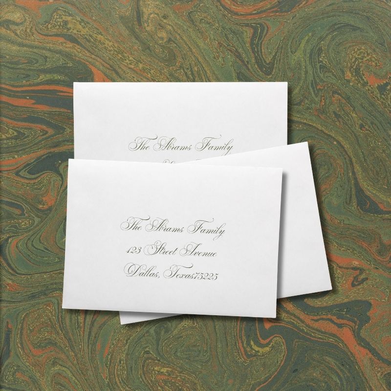 recipient address printing | holiday cards