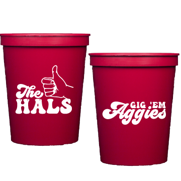 a&m gig em | stadium cups