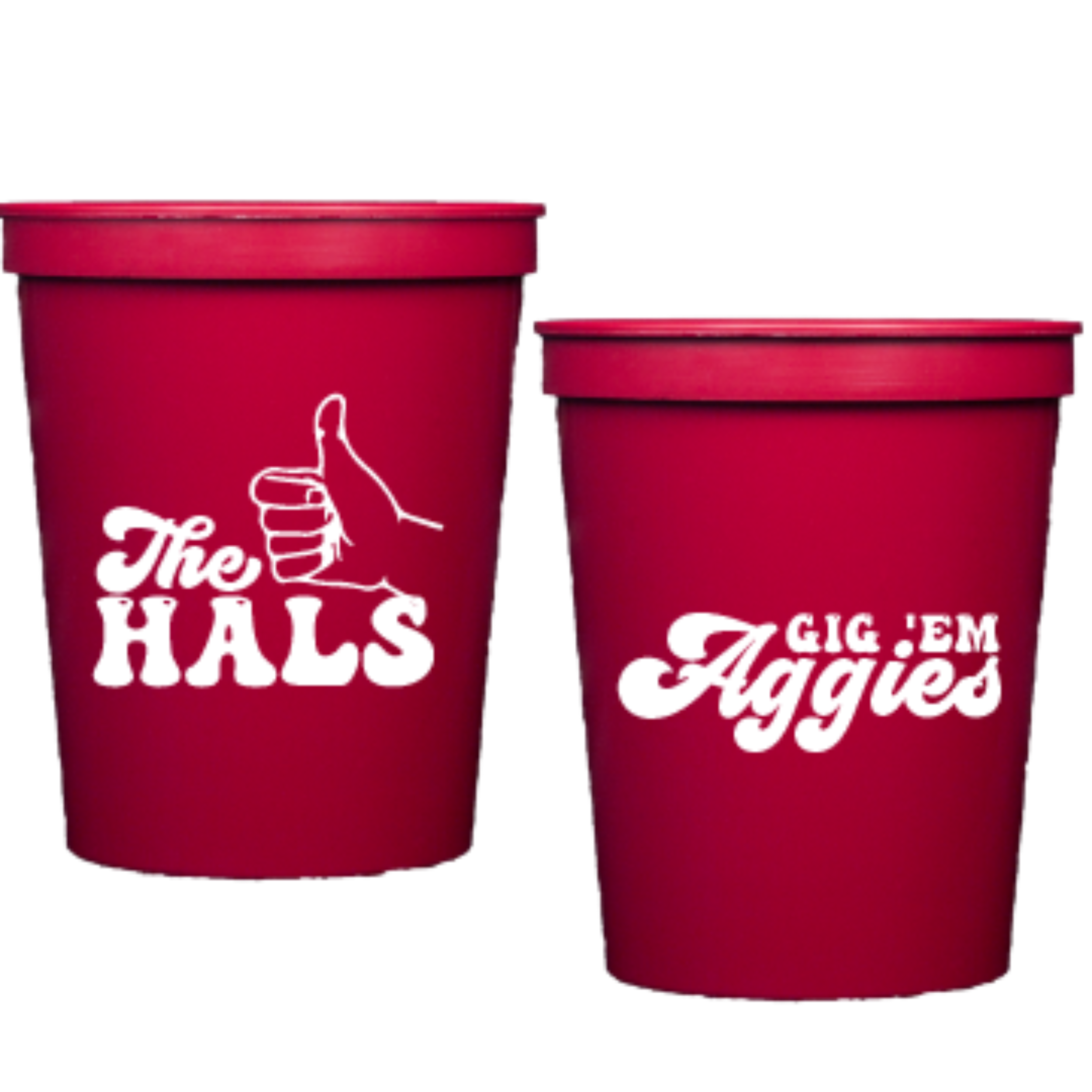 a&m gig em | stadium cups