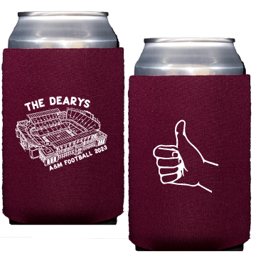 a&m stadium sketch | can cooler