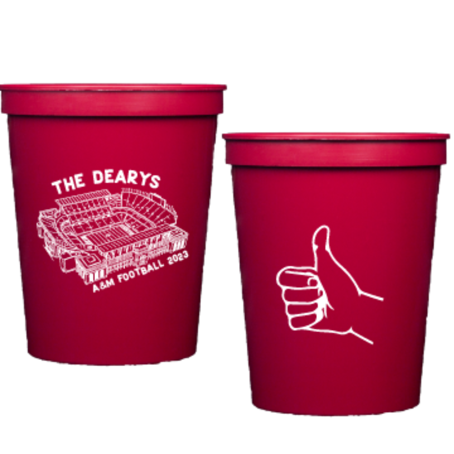 a&m stadium sketch | stadium cups
