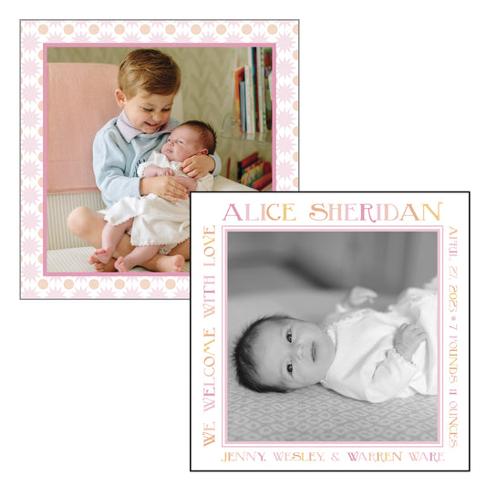 alice | birth announcement