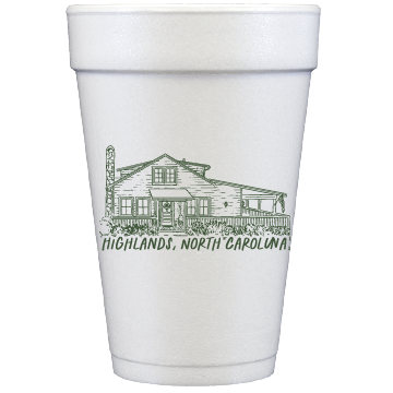 house sketch | styrofoam cups