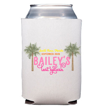 palm tree watercolor | can cooler | digital