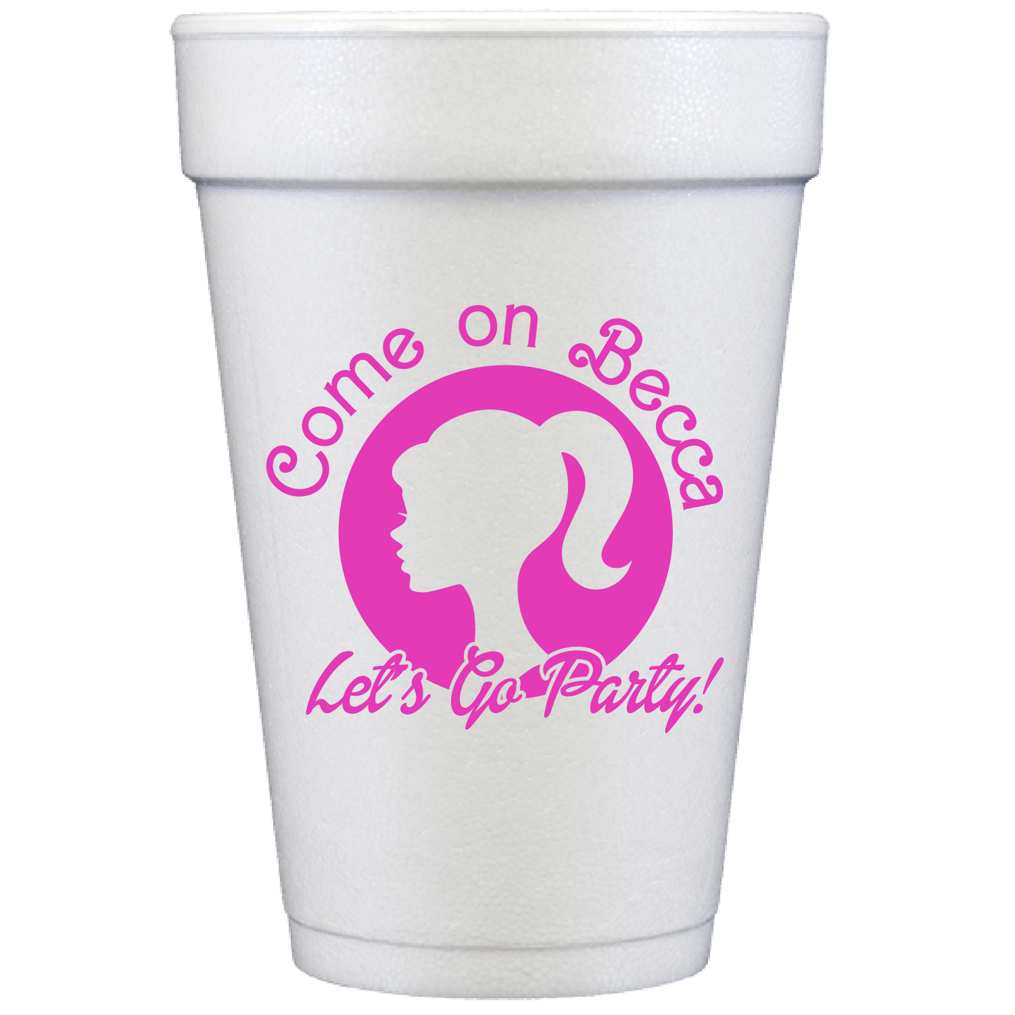 barbie party | styrofoam cups