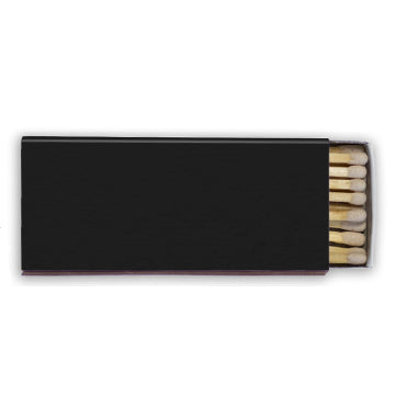 customizable small black matchbox