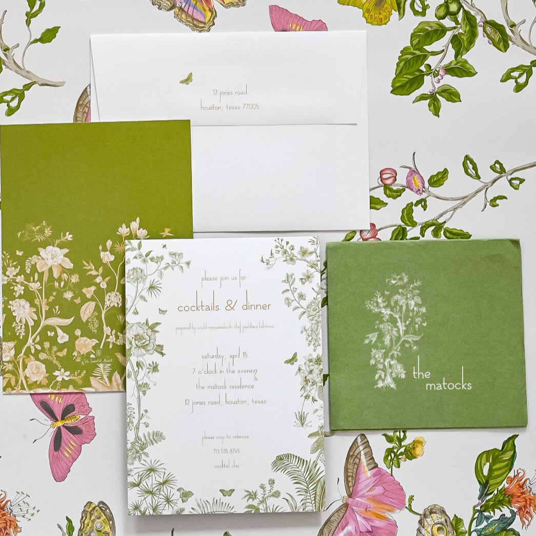 chinois dinner party | invitation