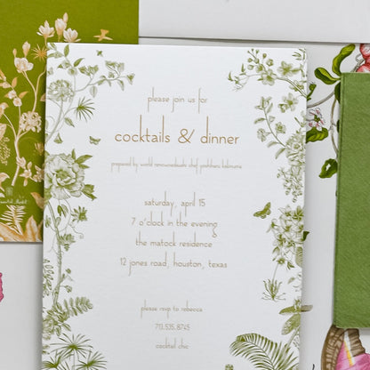 chinois dinner party | invitation
