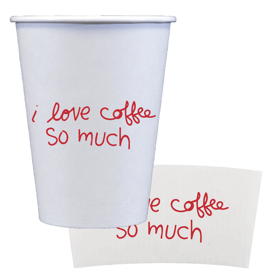 i love coffee so much | coffee cups + sleeves