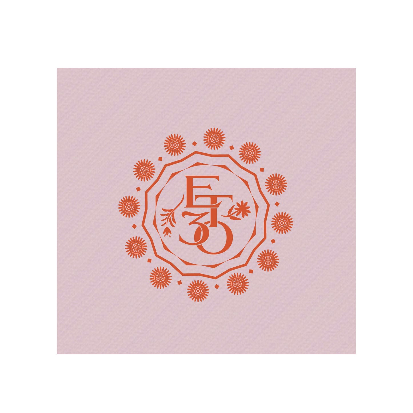 birthday monogram | beverage napkins | 3ply or linen