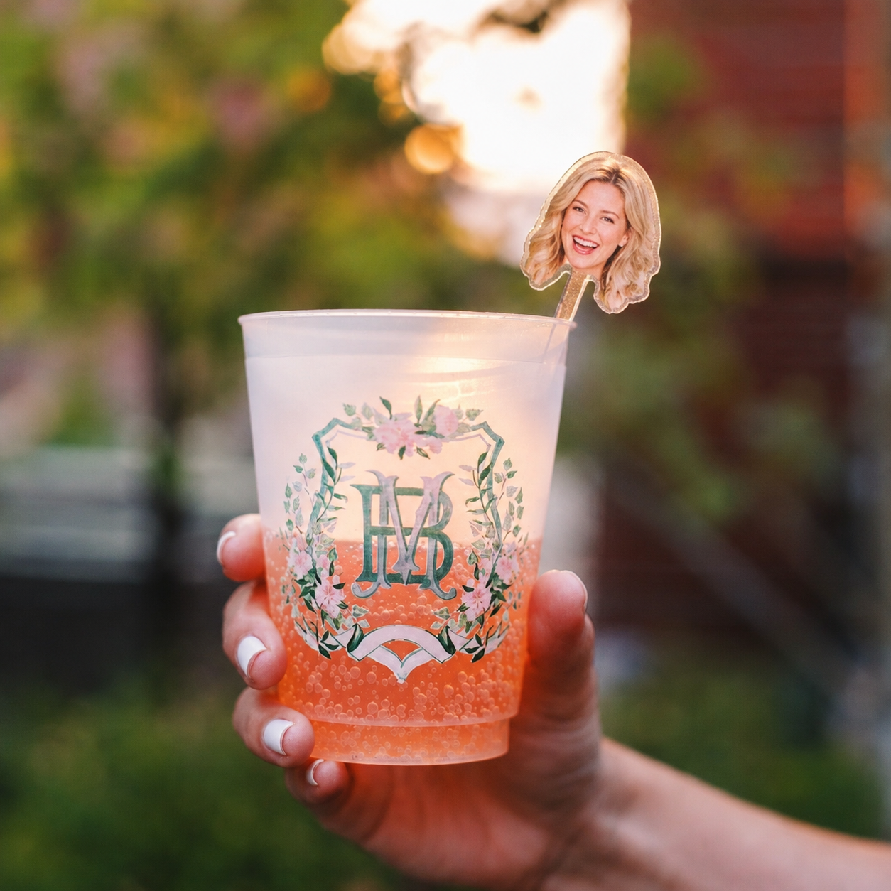 stir sticks | custom photo | die-cut shape | full color/digital print