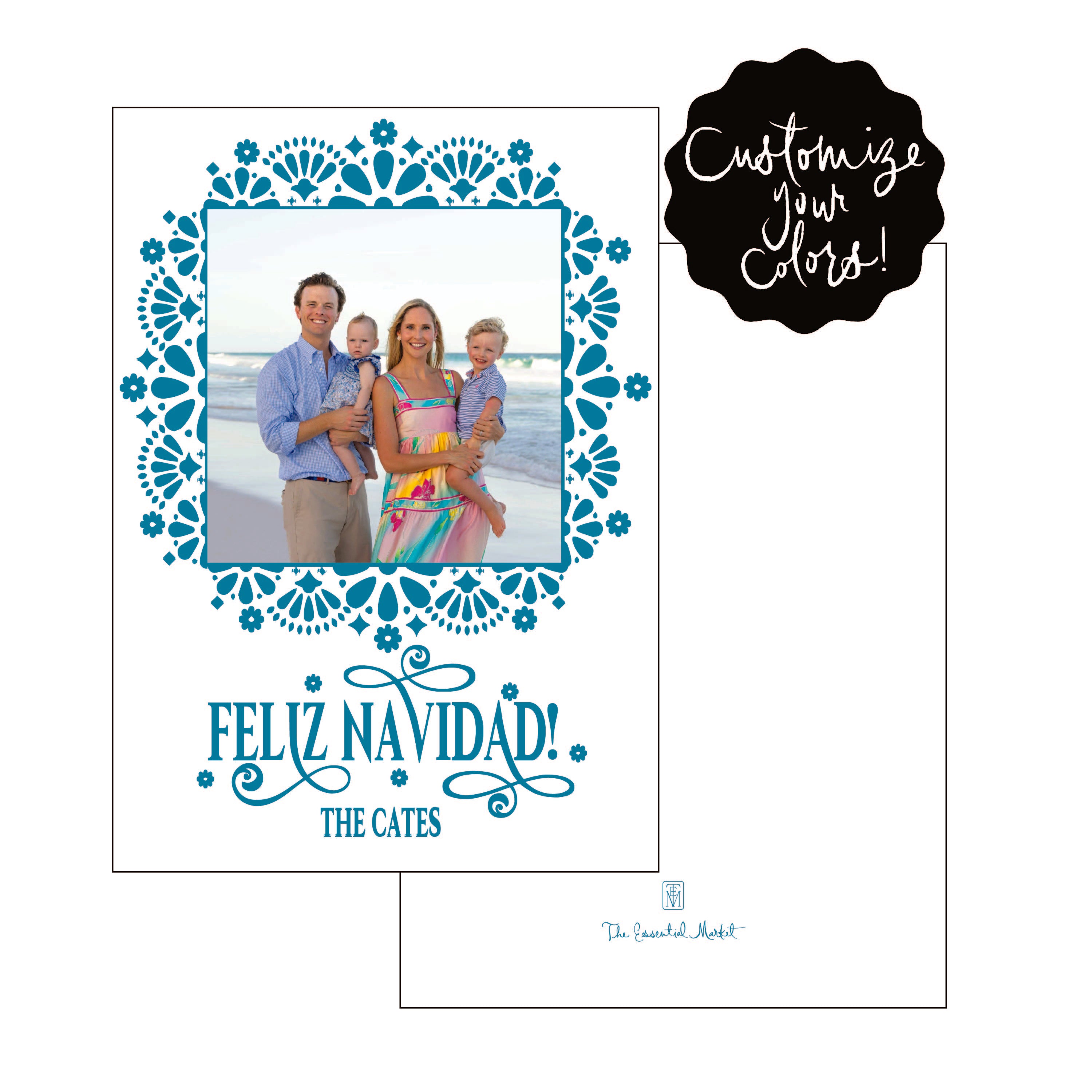 feliz navidad | holiday card | letterpress