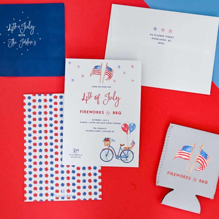 patriotic bike | invitation