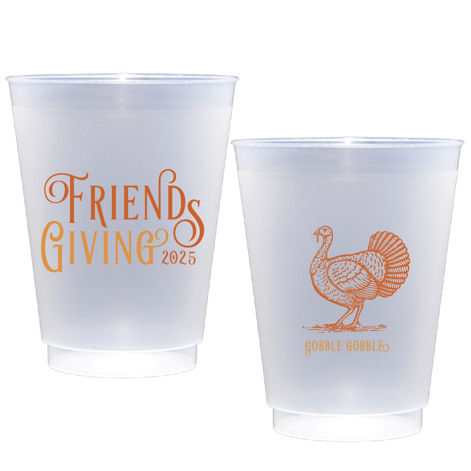 friendsgiving | shatterproof frosted flex