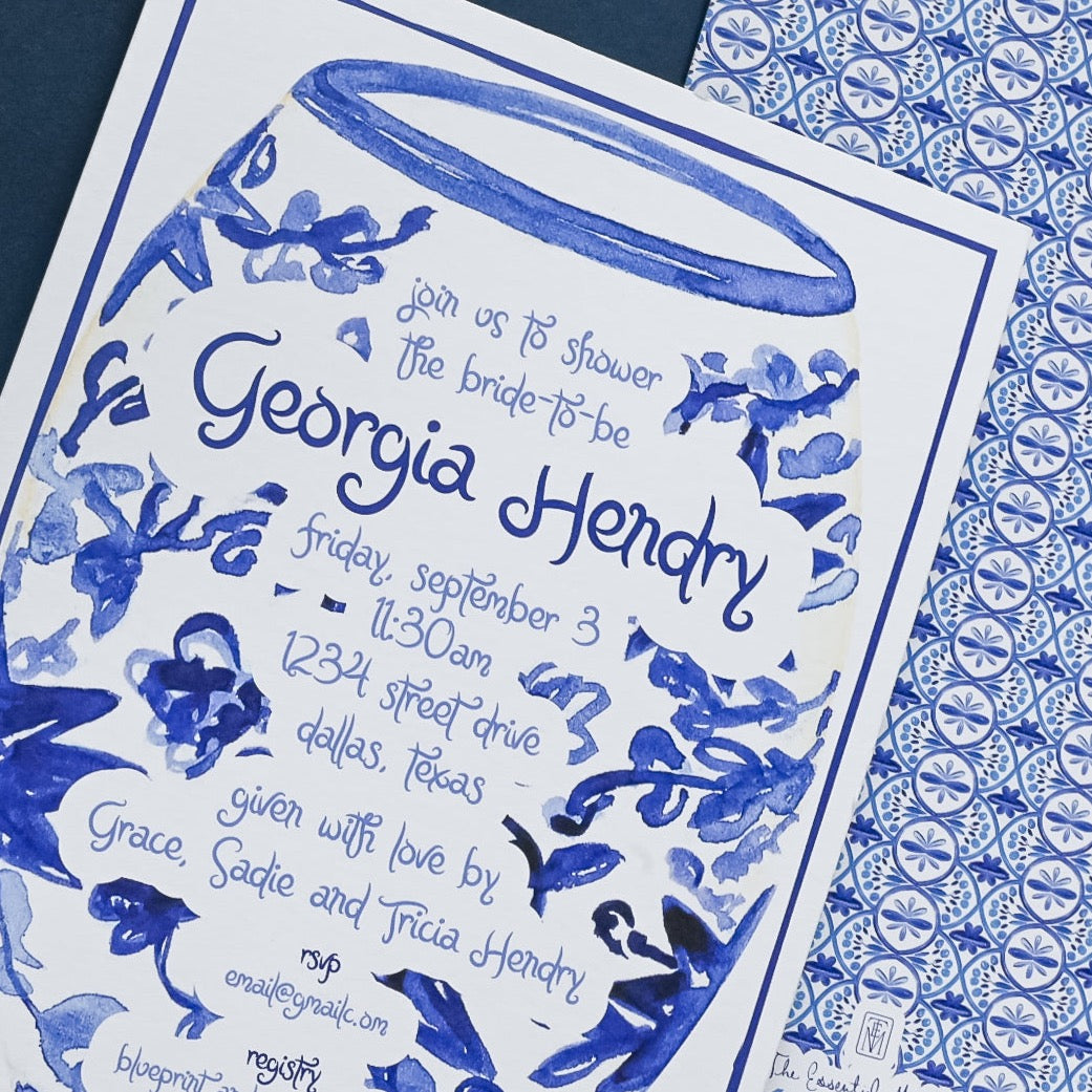 ginger jar | invitation