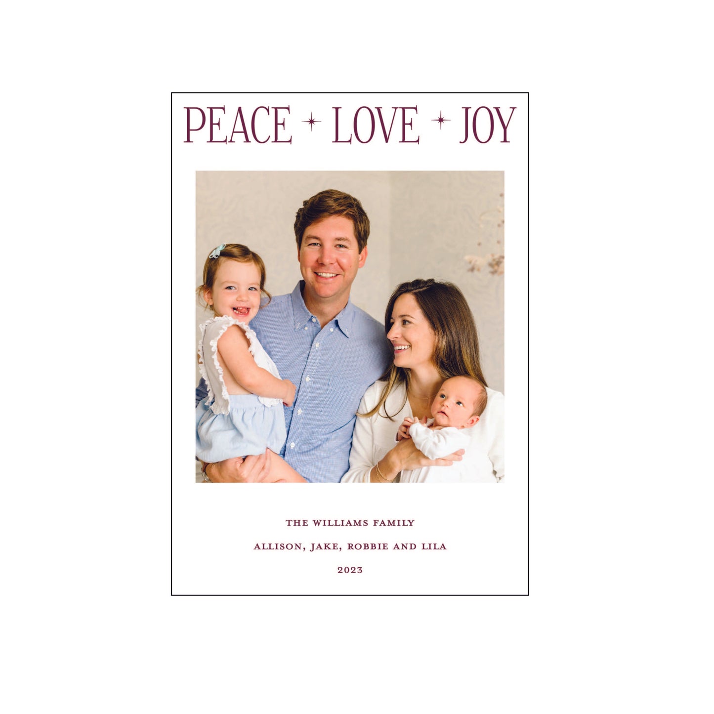 holiday headline | holiday card | digital print