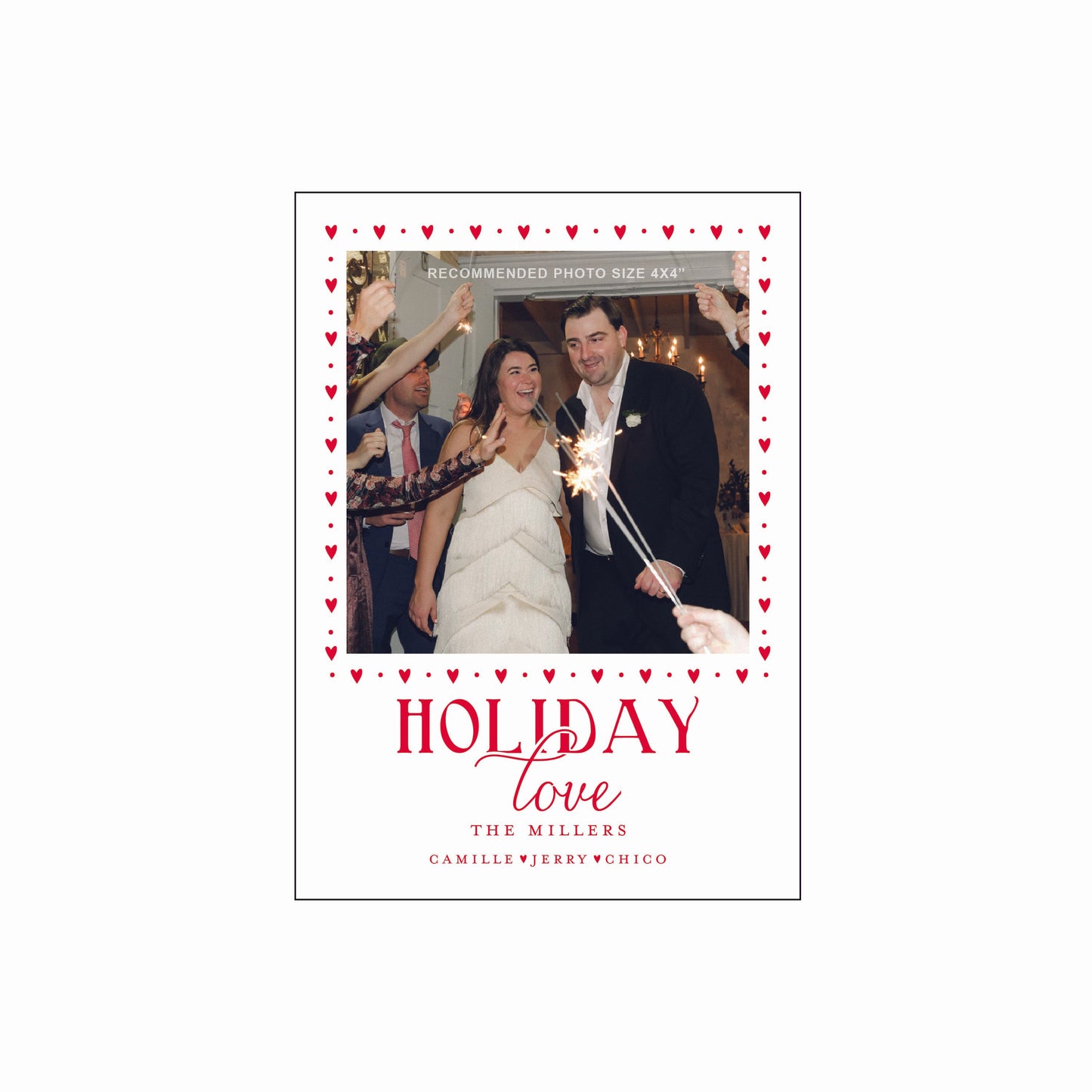 holiday love | holiday card | letterpress