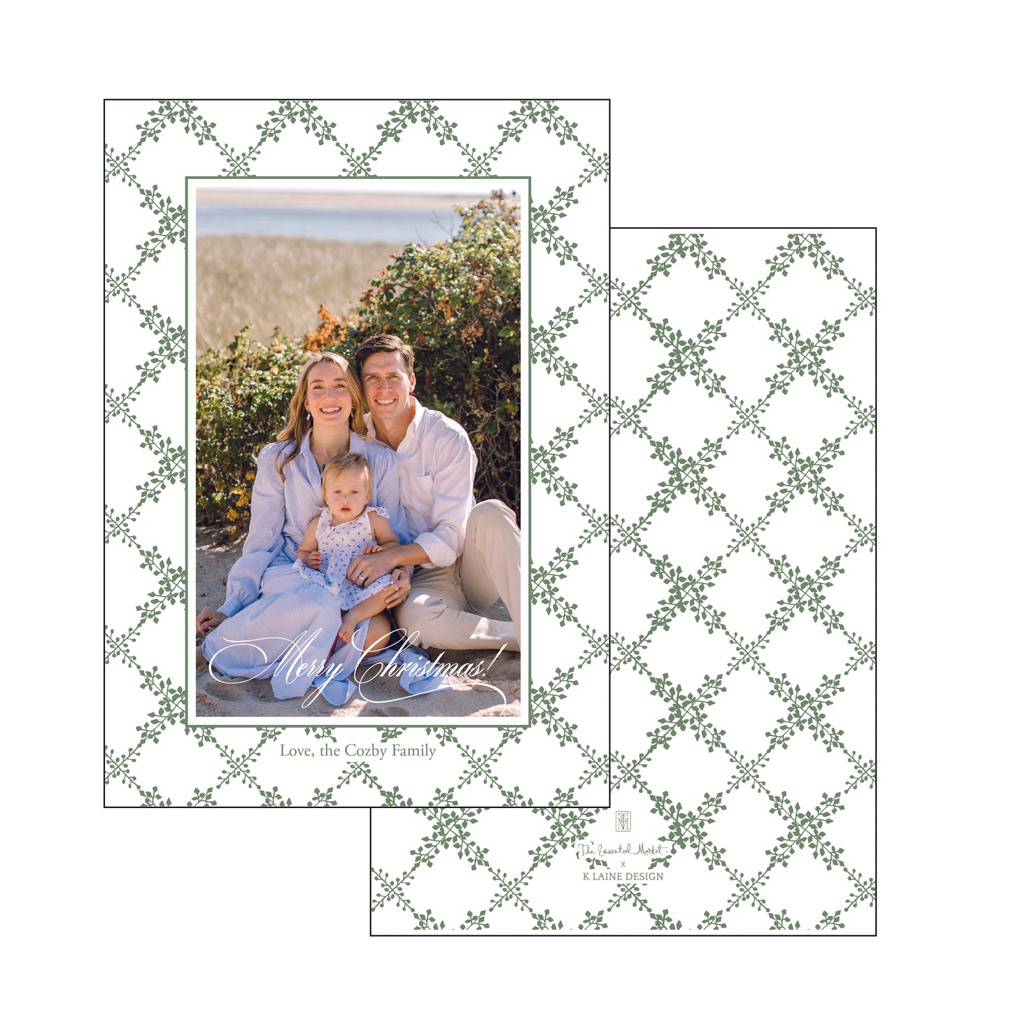 holiday vines | holiday card | k laine design