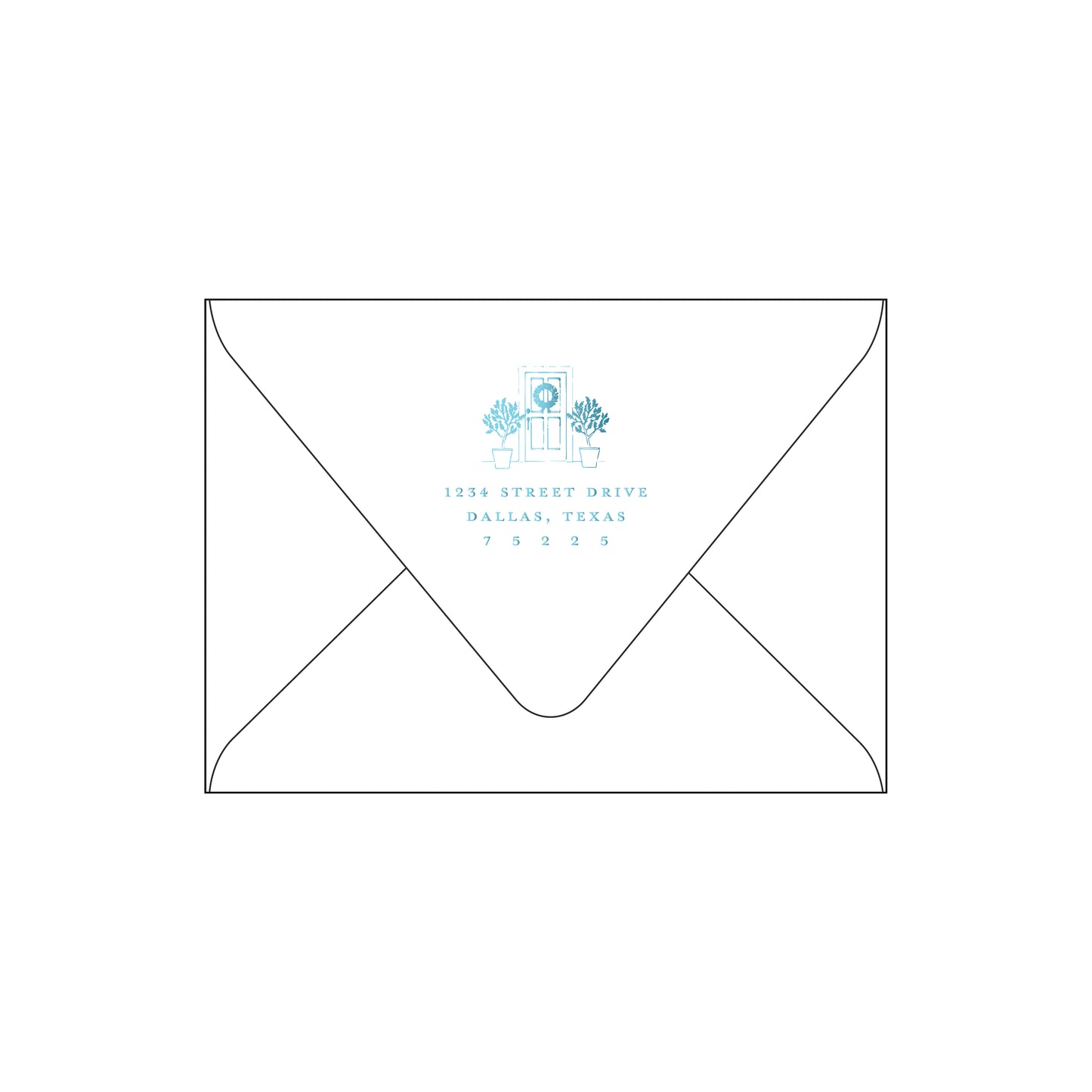 home for the holidays | holiday card | foil-stamped