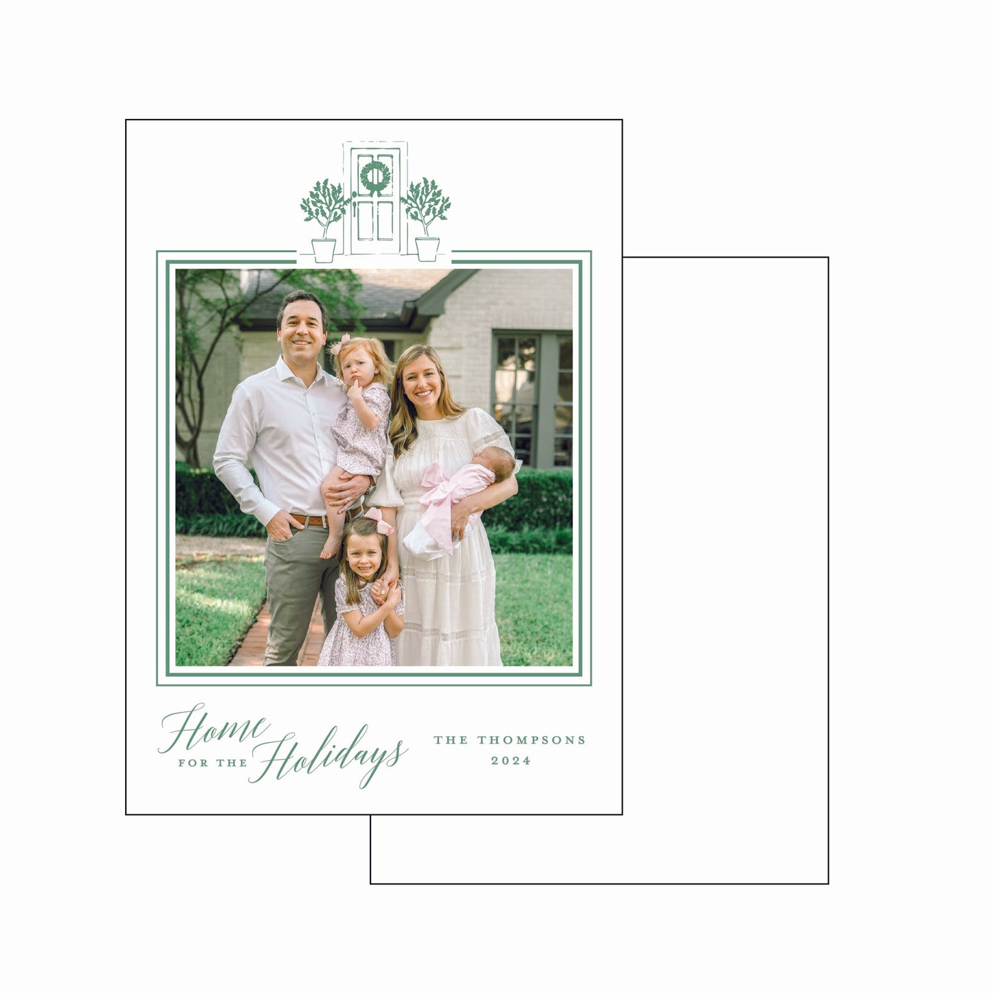 home for the holidays | holiday card | letterpress