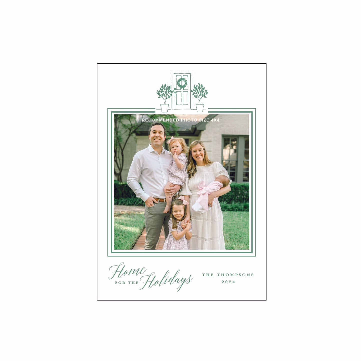 home for the holidays | holiday card | letterpress