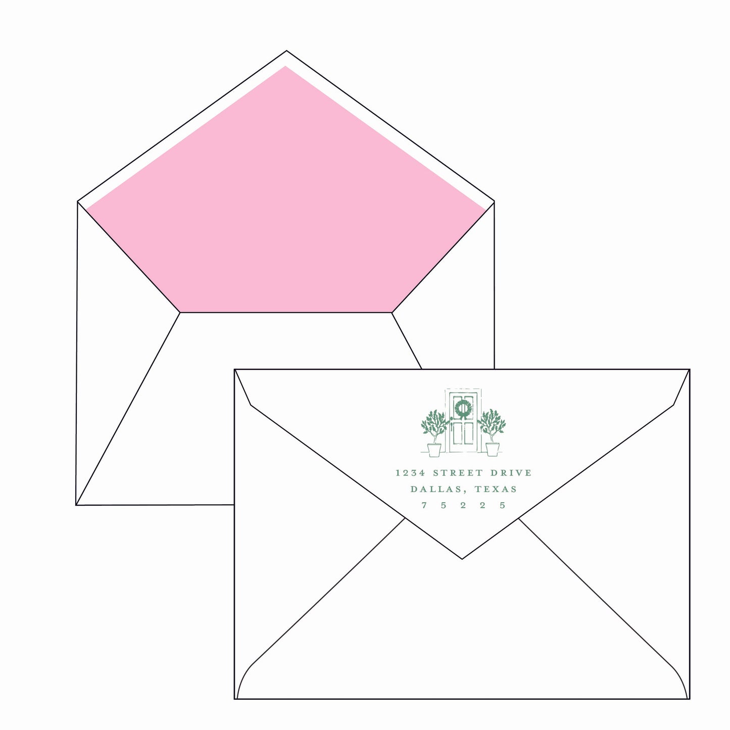 home for the holidays | holiday card | letterpress