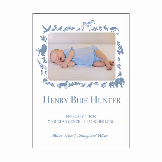 hunter | birth announcement