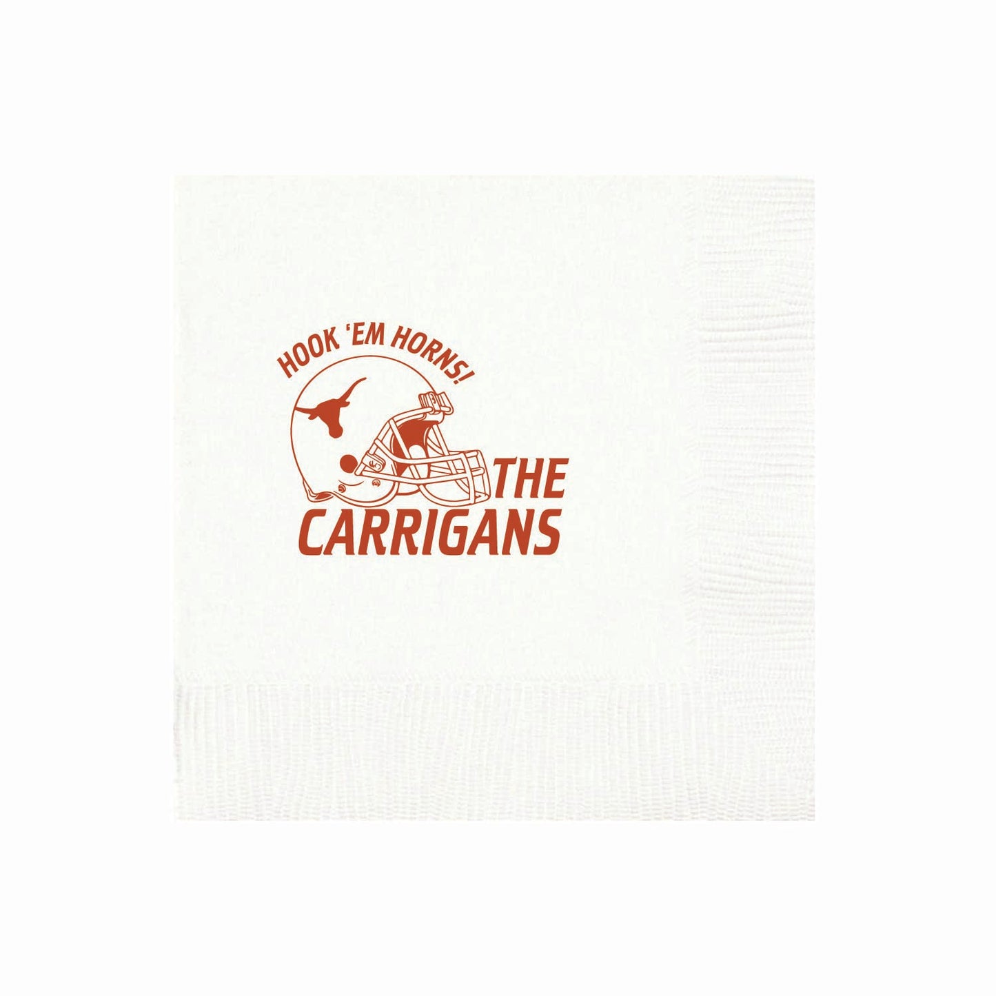 longhorn helmet | 3ply or linen | napkins