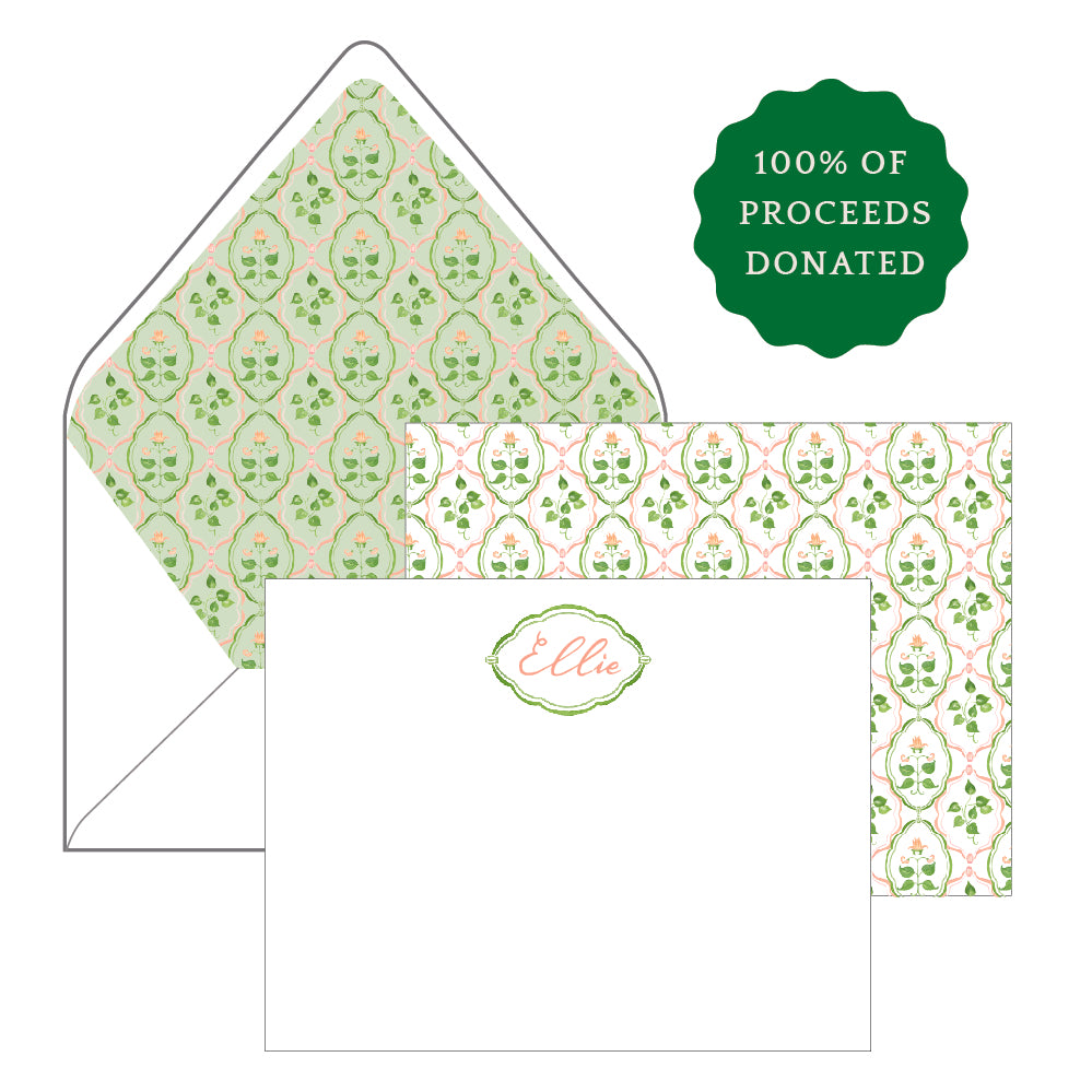 precious pink posies | stationery gift set