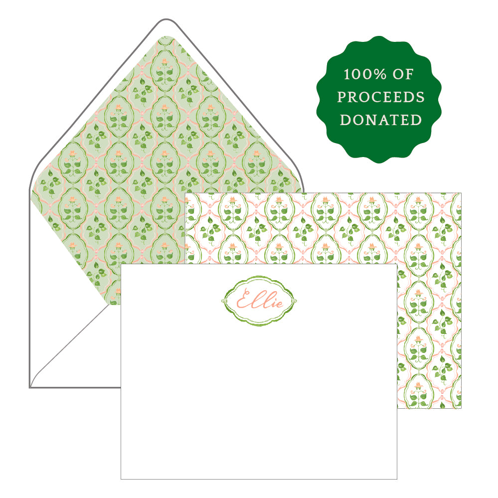 precious pink posies | stationery gift set