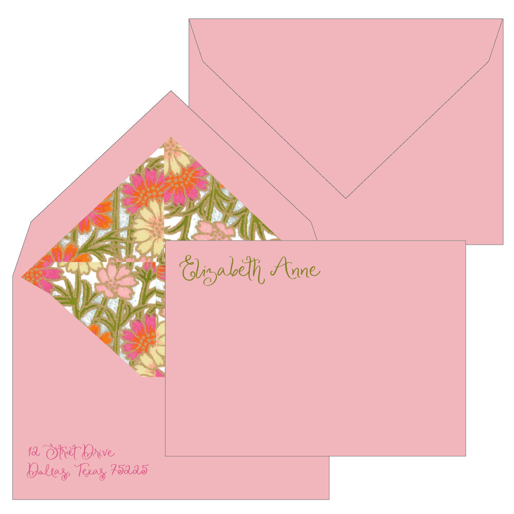 engraved personal stationery by the essential market