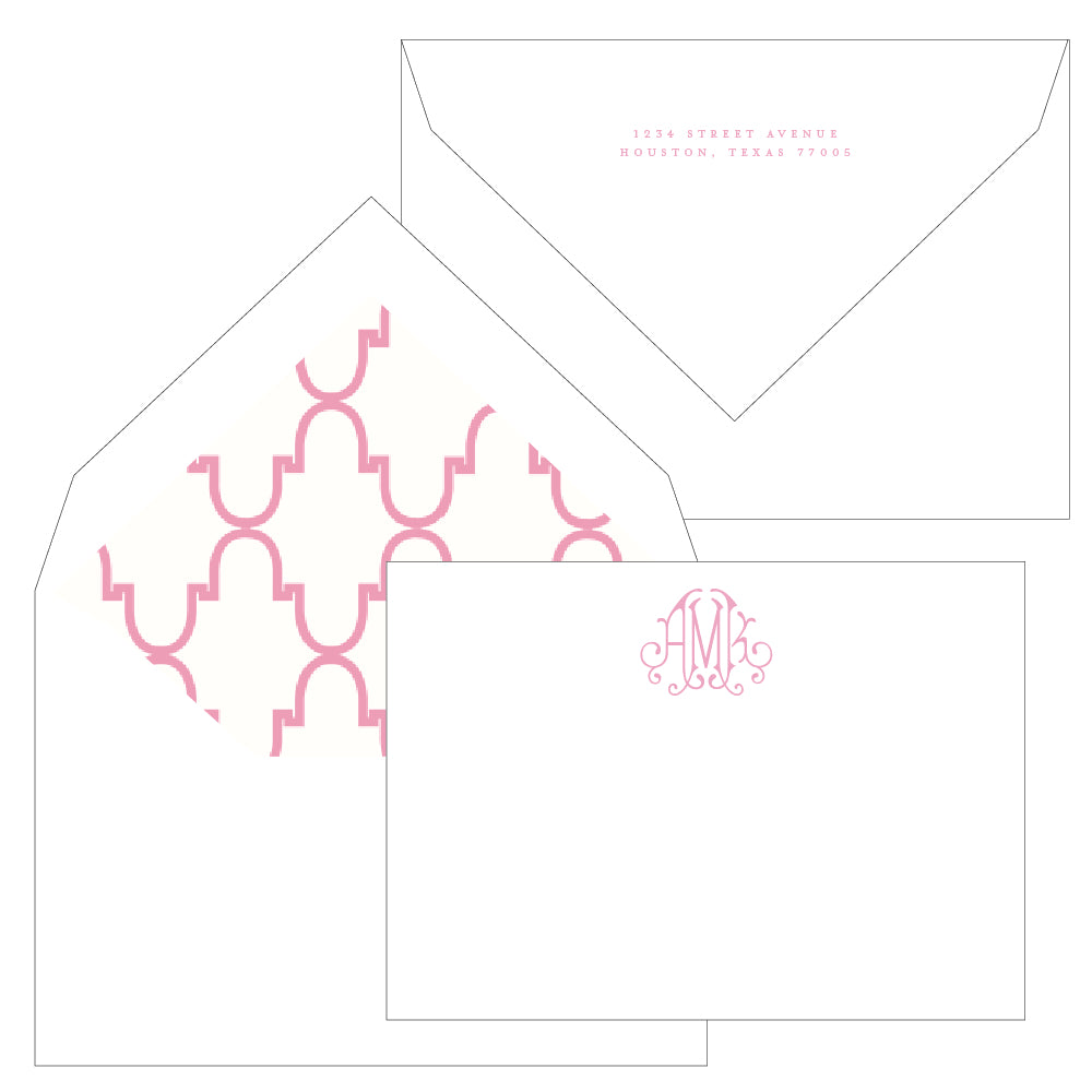 engraved personal stationery by the essential market