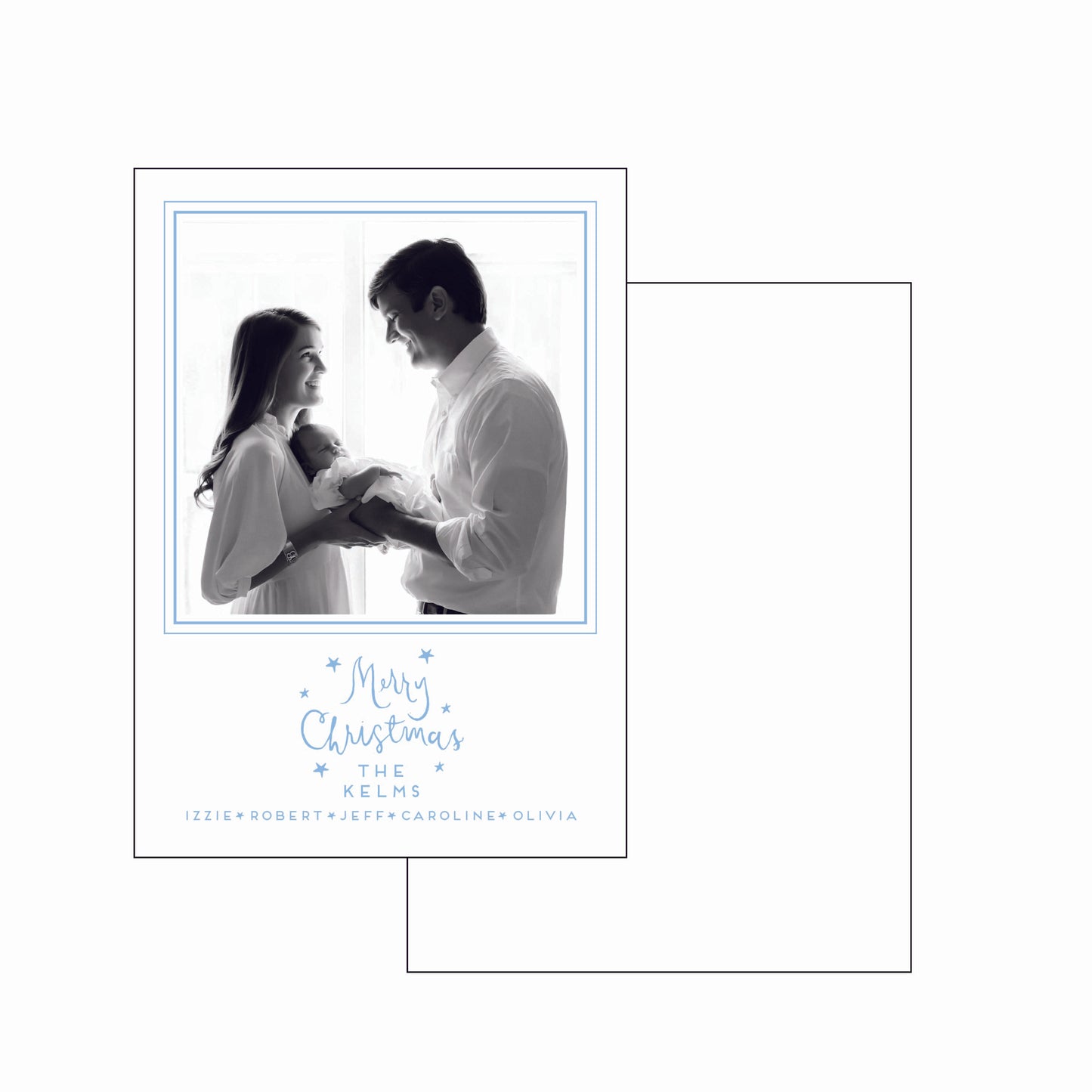 merry star | holiday card | letterpress
