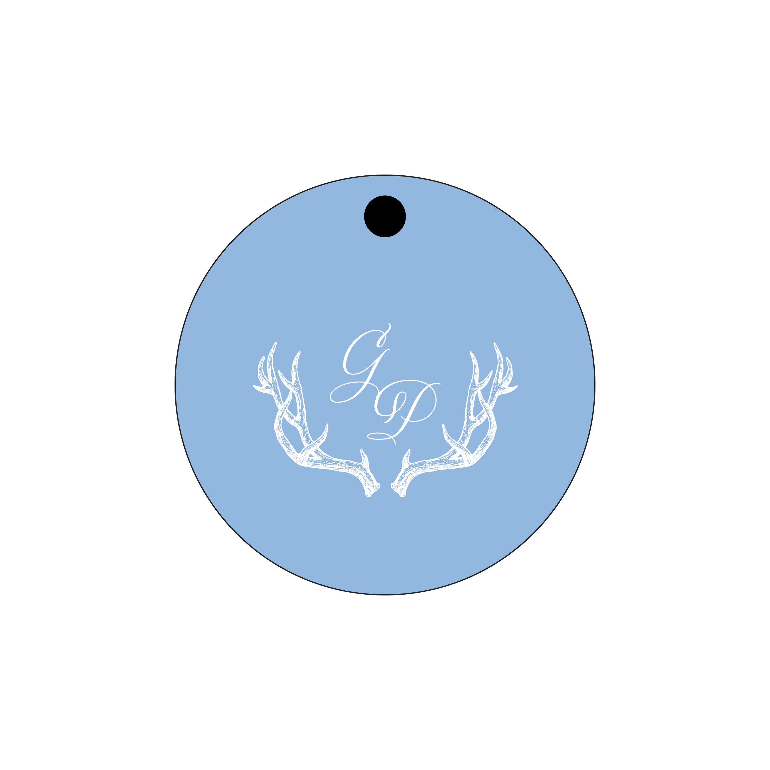 antlers | gift tags | specialty printing
