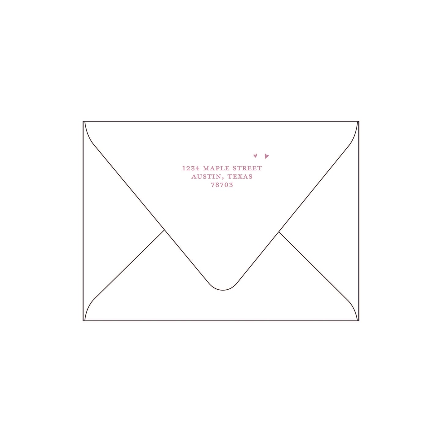 peace love and hearts | holiday card | digital print