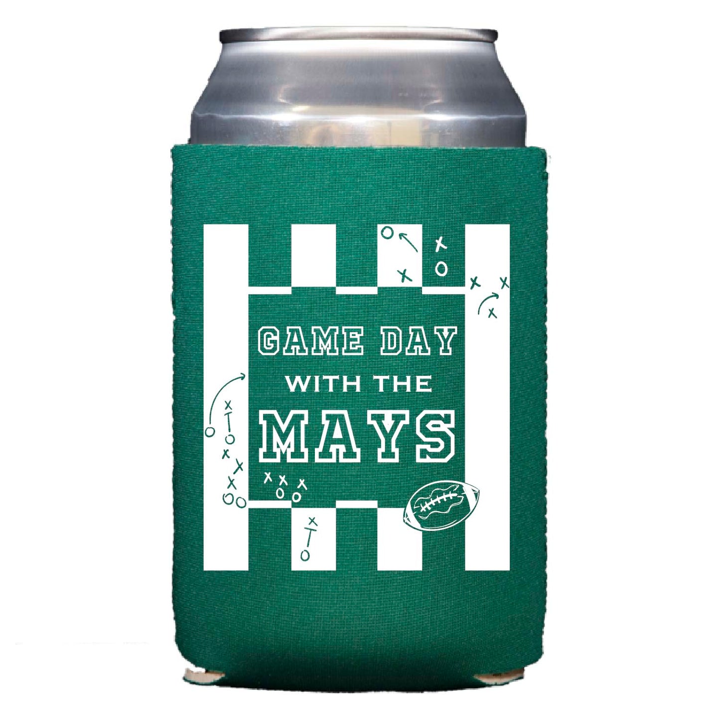 football | can cooler