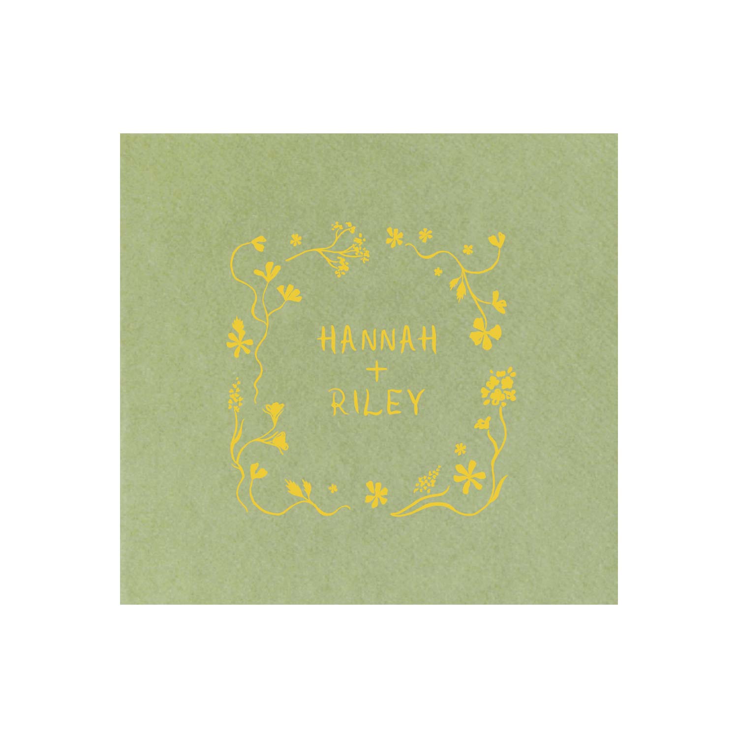 blooming with love | napkins | 3ply or linen