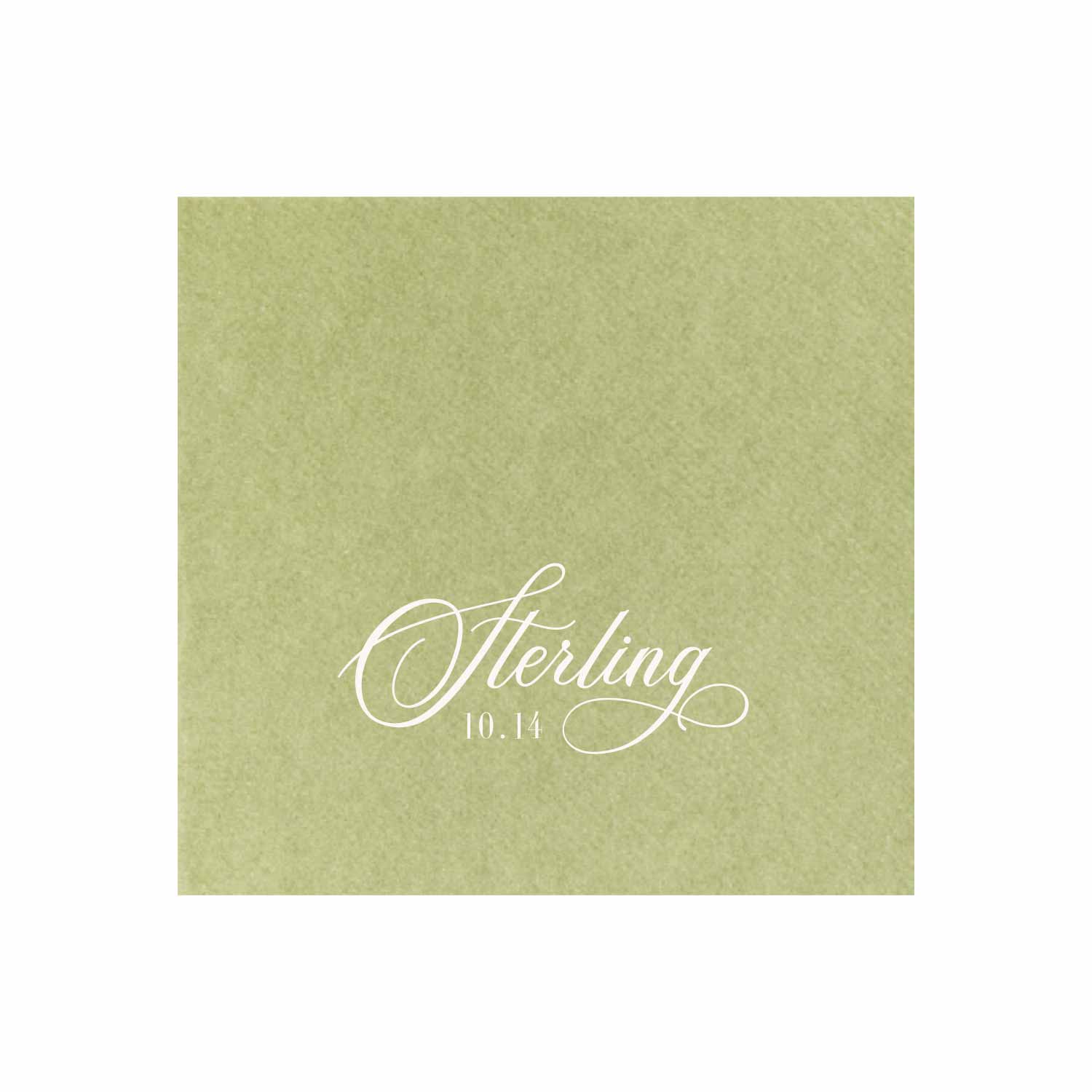 green and white | napkins | 3ply or linen