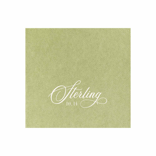 green and white | napkins | 3ply or linen