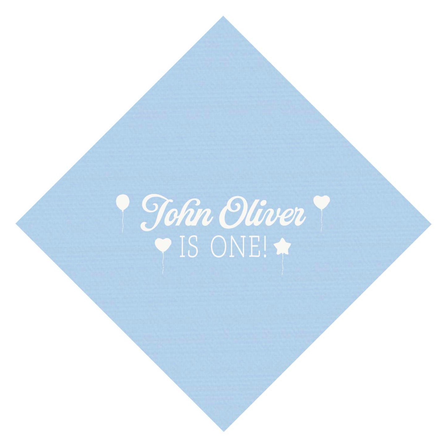 party animals blue | beverage napkins | 3ply or linen