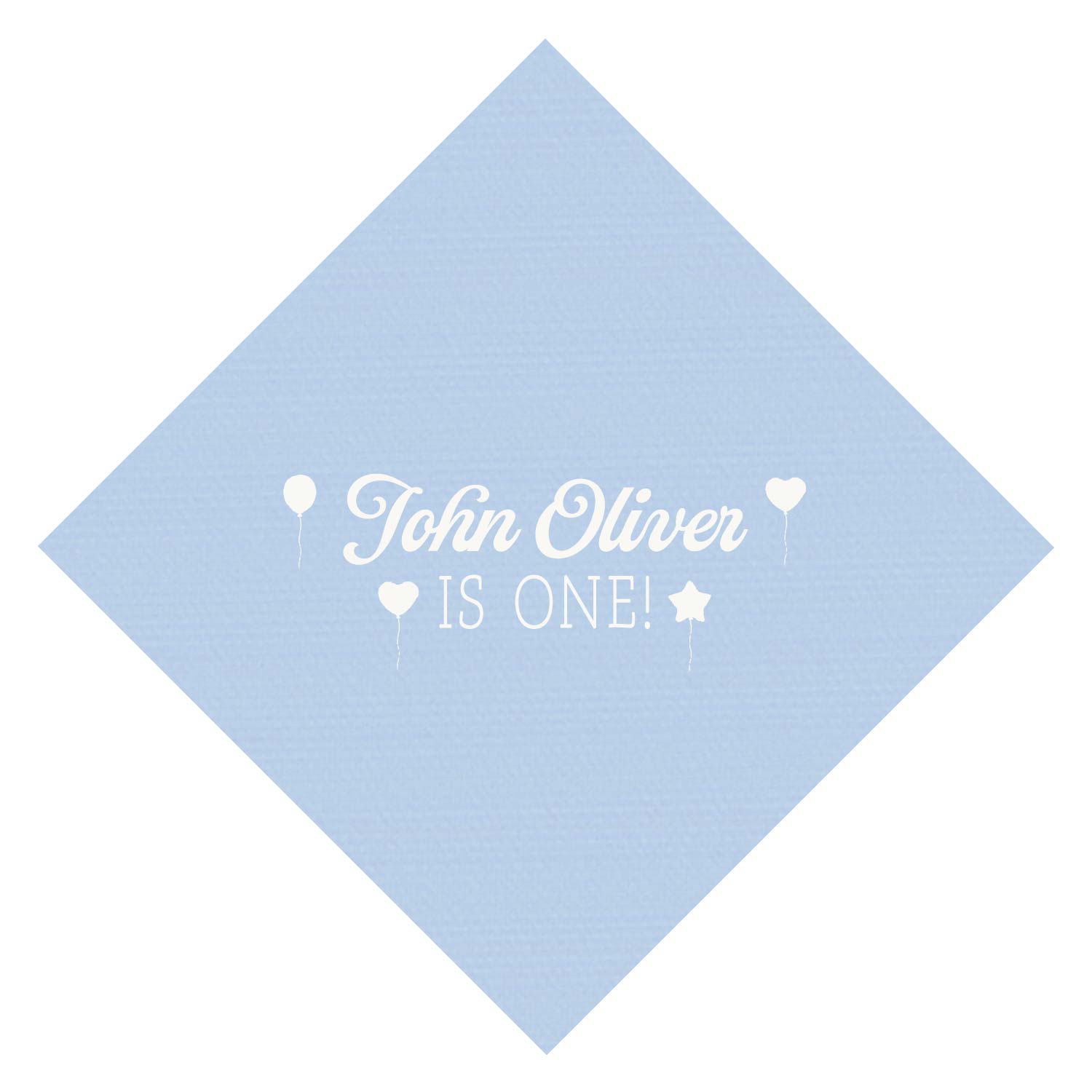party animals blue | beverage napkins | 3ply or linen