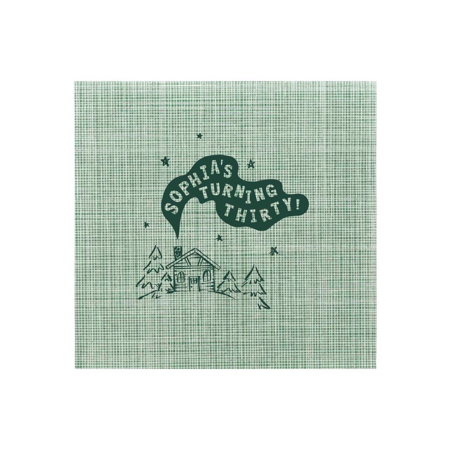 s'mores and pours | napkins | 3ply or linen