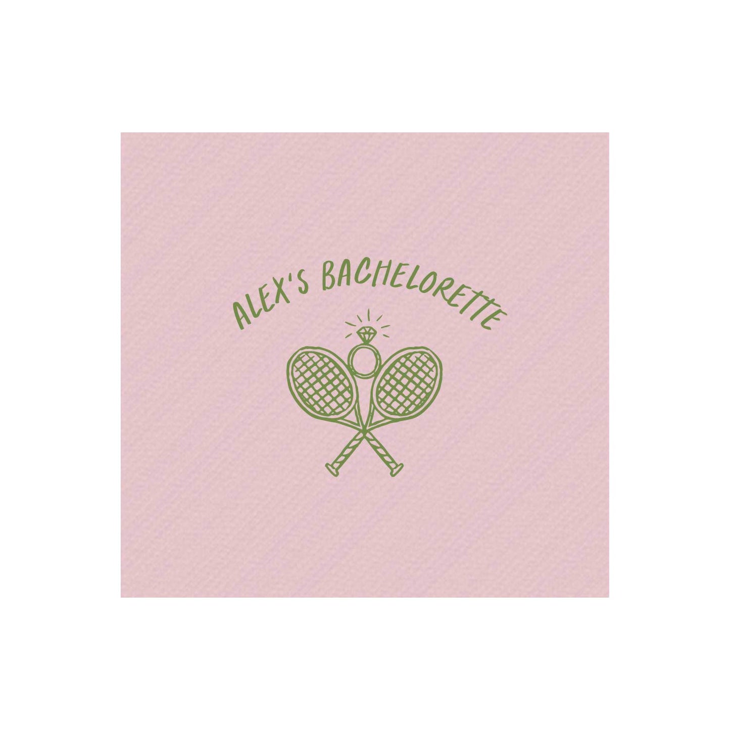 tennis bach | napkins | 3ply or linen