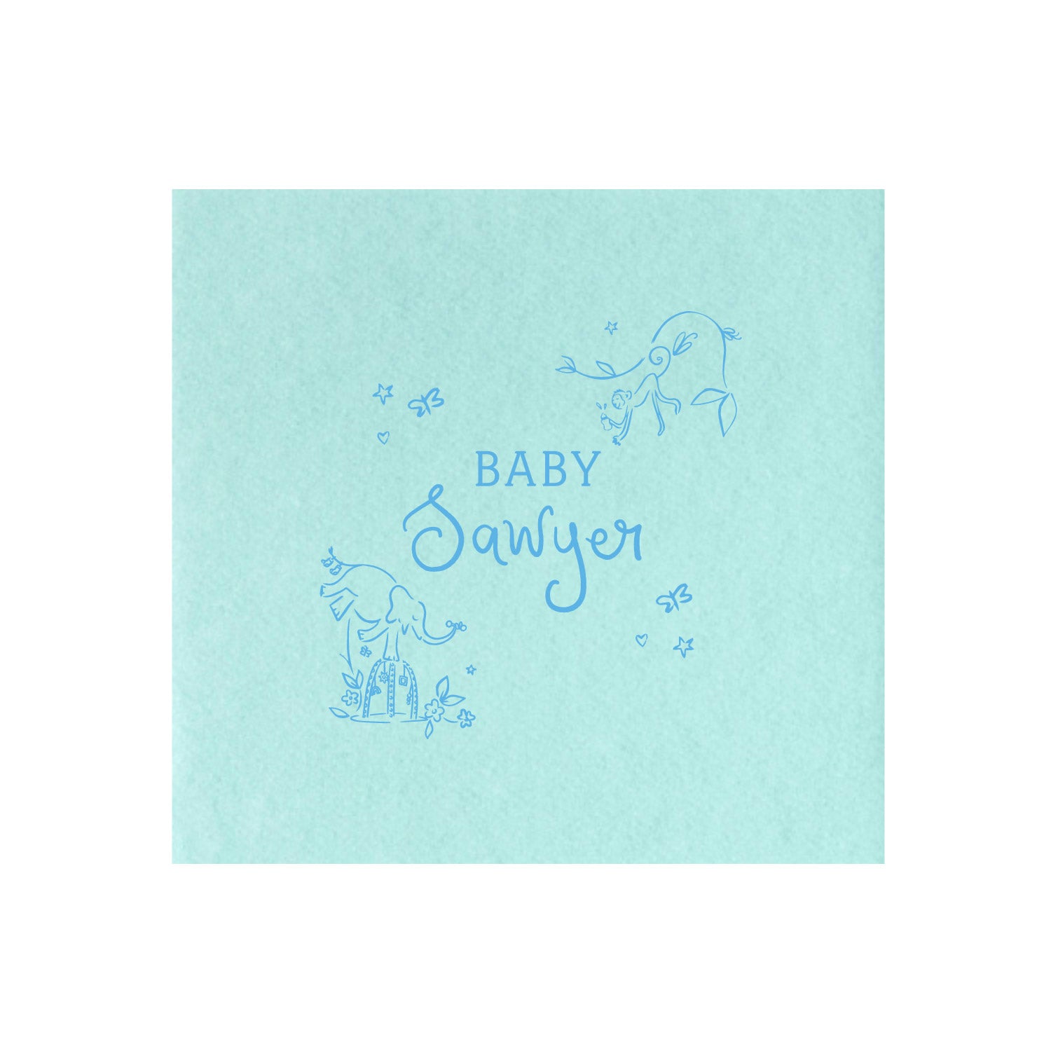 wild about baby | napkins | 3ply or linen