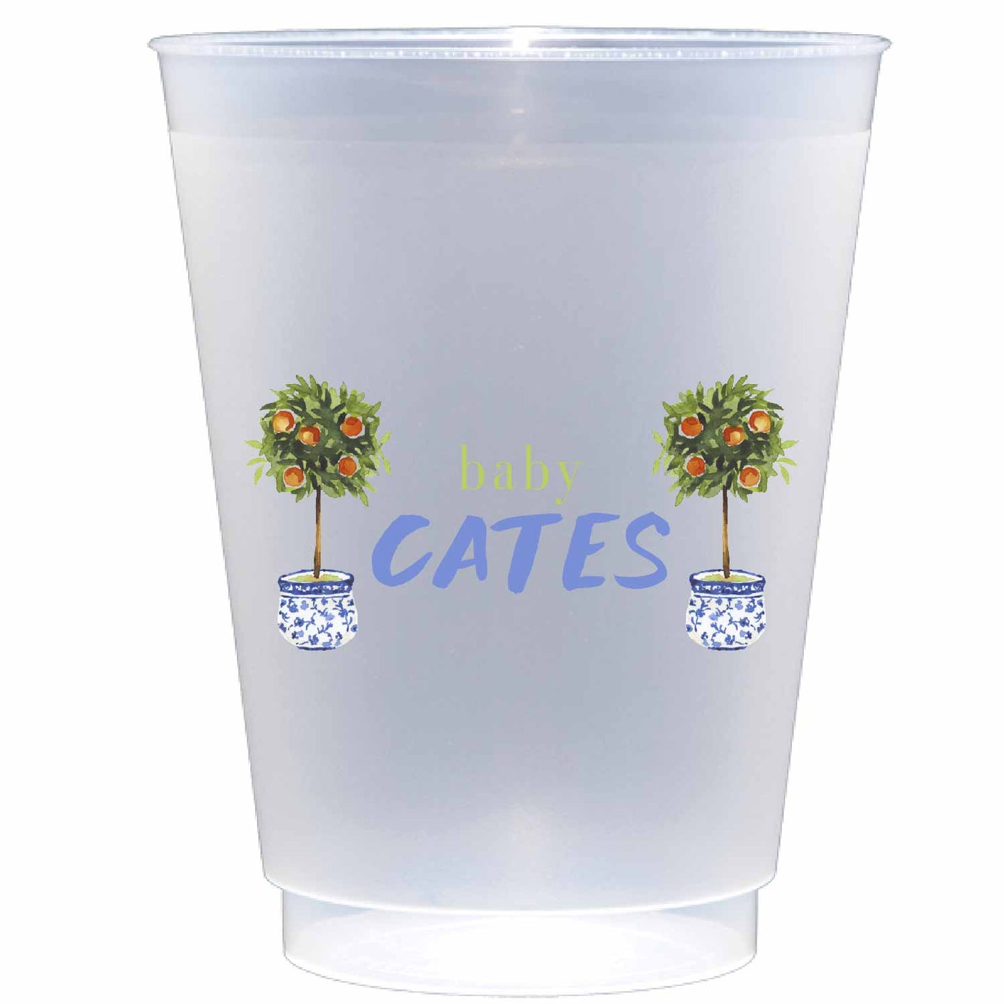 Personalized boxwoods | Frosted Flex Cup