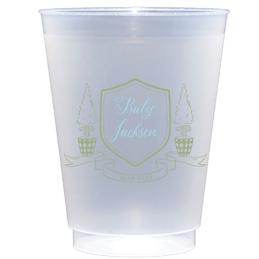 Personalized boxwoods | Frosted Flex Cup