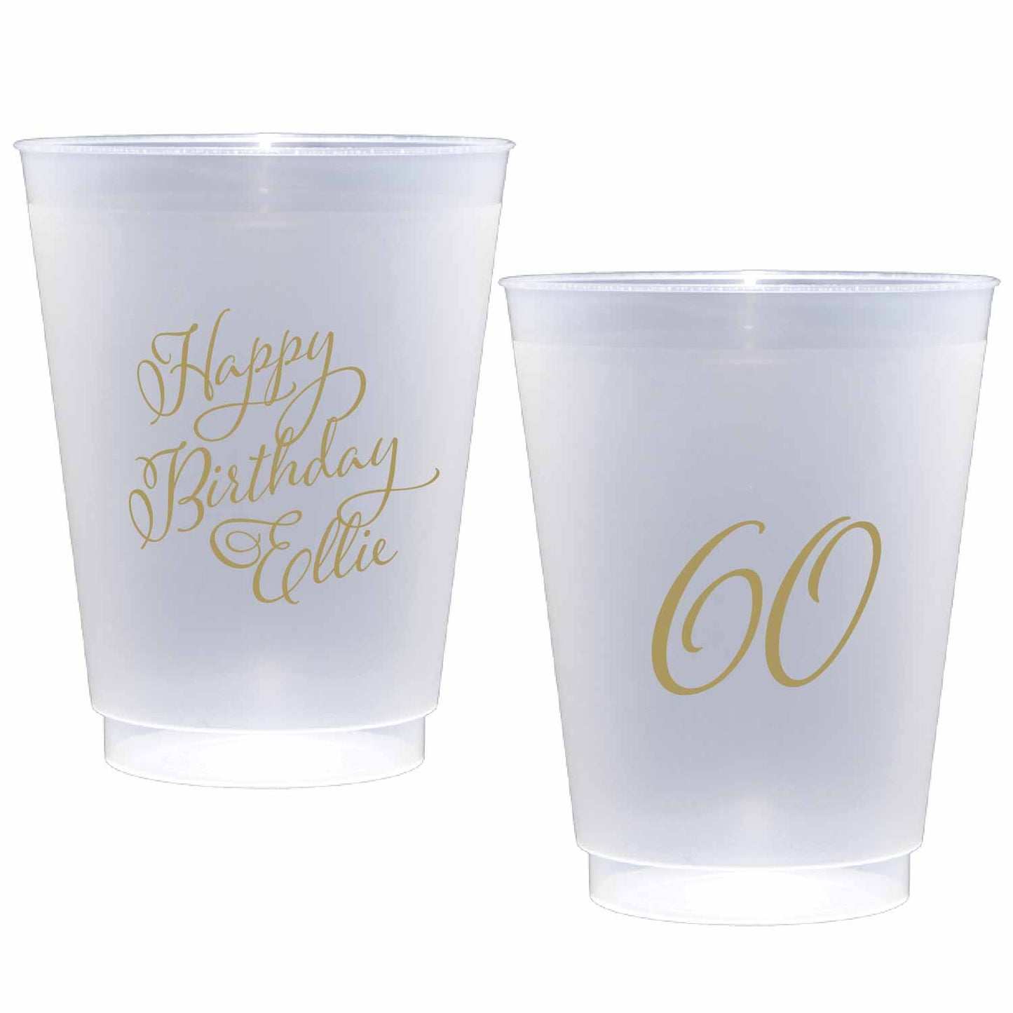 Personalized birthday | Frosted Flex Cup
