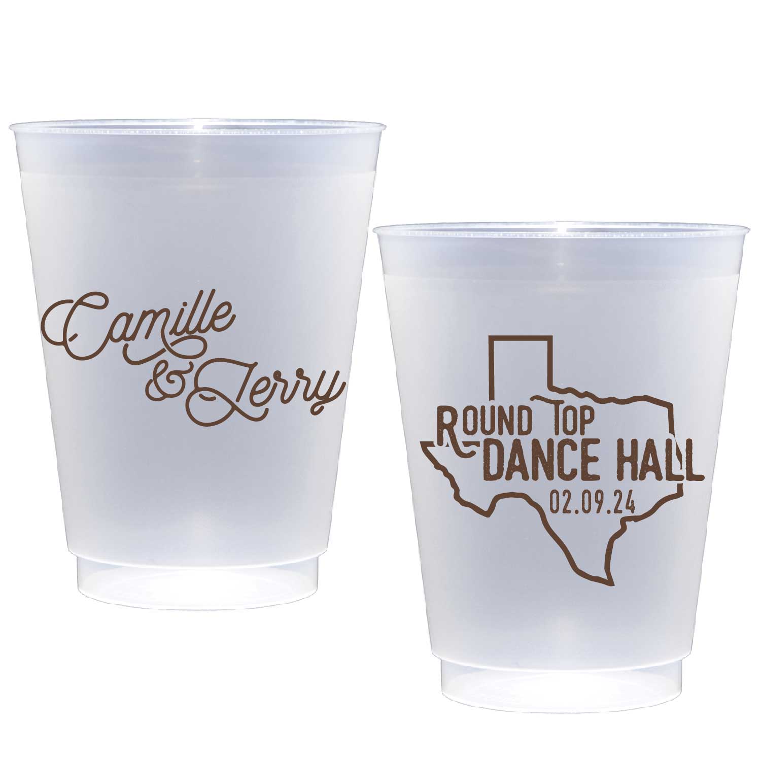 Personalized Texas dance hall | Frosted Flex Cup