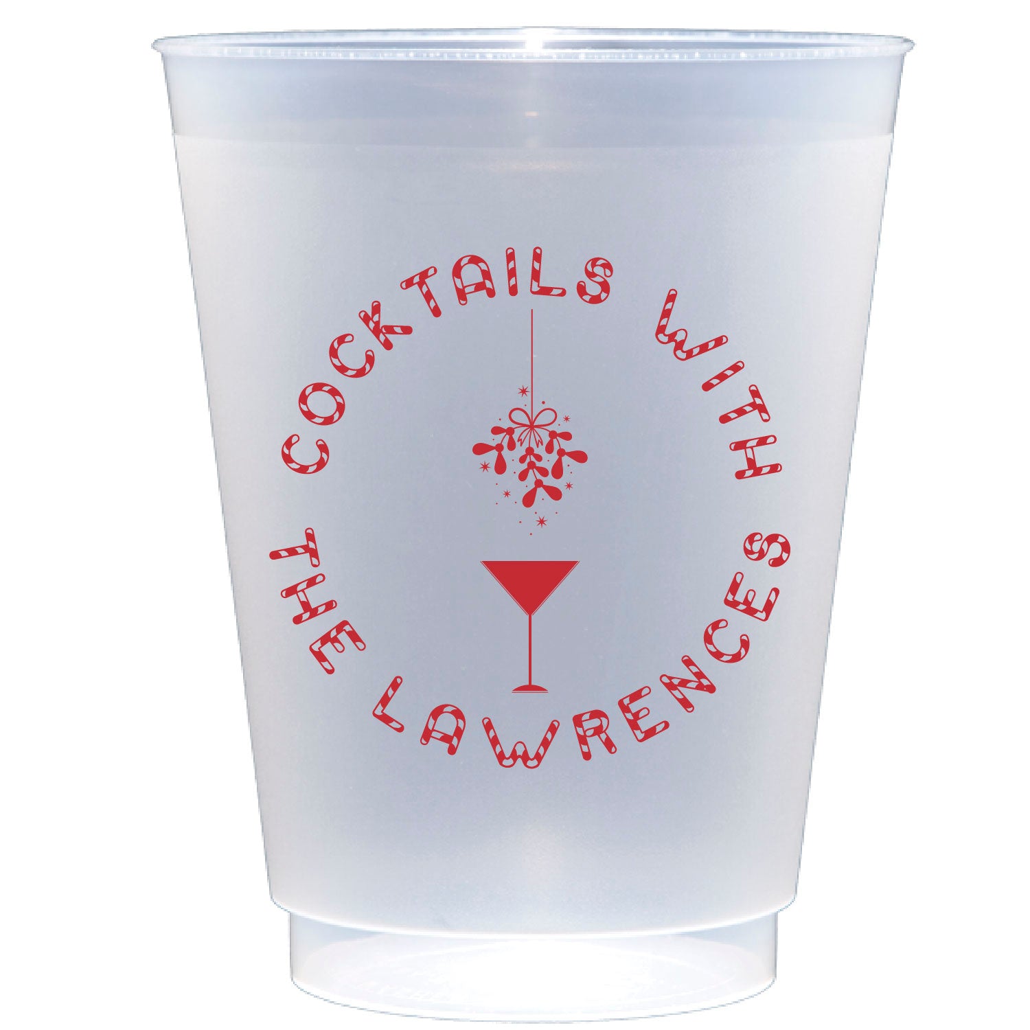Personalized Christmas Cocktails | Frosted Flex Cup